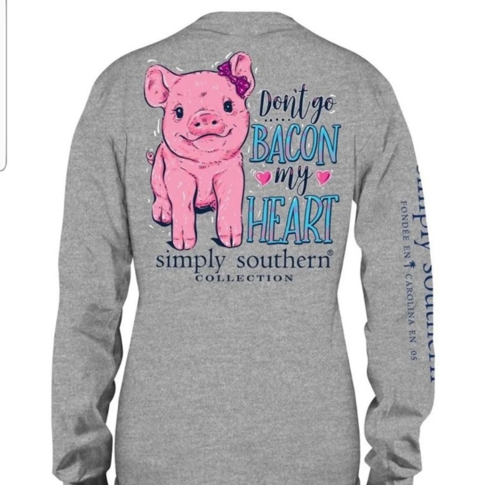🎀 Simply Southern Don't Go Bacon My Heart Medium